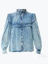 Idety Blouse Blue - ISABEL MARANT - BALAAN 2