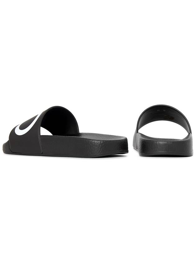 Gancini Printing Band Rubber Slippers Black - SALVATORE FERRAGAMO - BALAAN 7