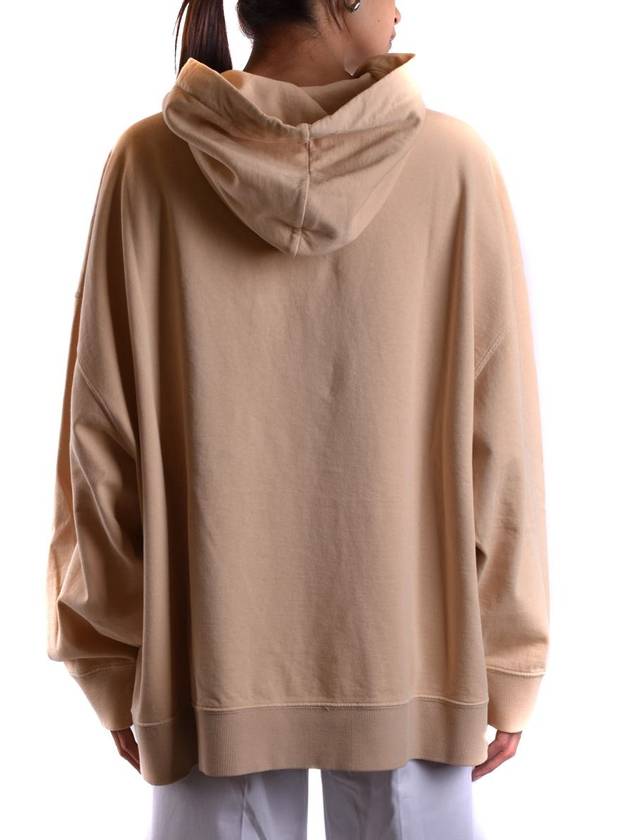 stone-embellished hooded top beige - BRUNELLO CUCINELLI - BALAAN 5