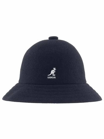 K3451 DK BLUE Wool Casual Bucket Hat - KANGOL - BALAAN 1