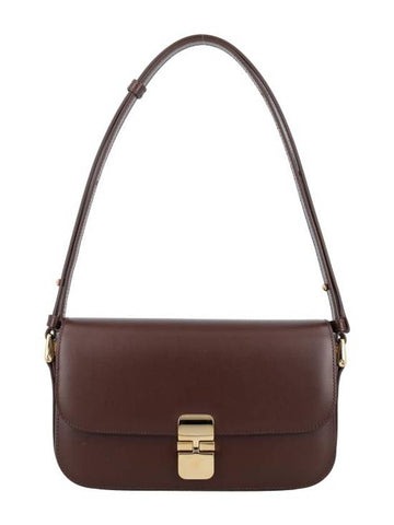 Grace Baguette Shoulder Bag Coffee - A.P.C. - BALAAN 1