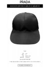 triangle logo re-nylon ball cap black - PRADA - BALAAN 3