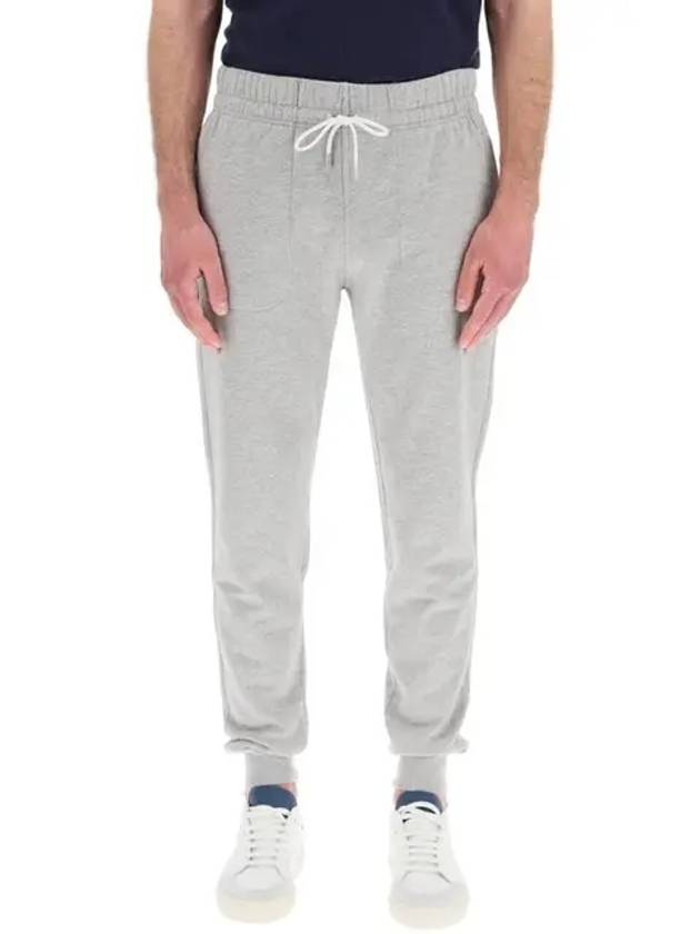 Men's Tricolor Fox Patch Track Pants Grey - MAISON KITSUNE - BALAAN 3