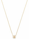 Kira Enamel Pendant Necklace Gold - TORY BURCH - BALAAN 4