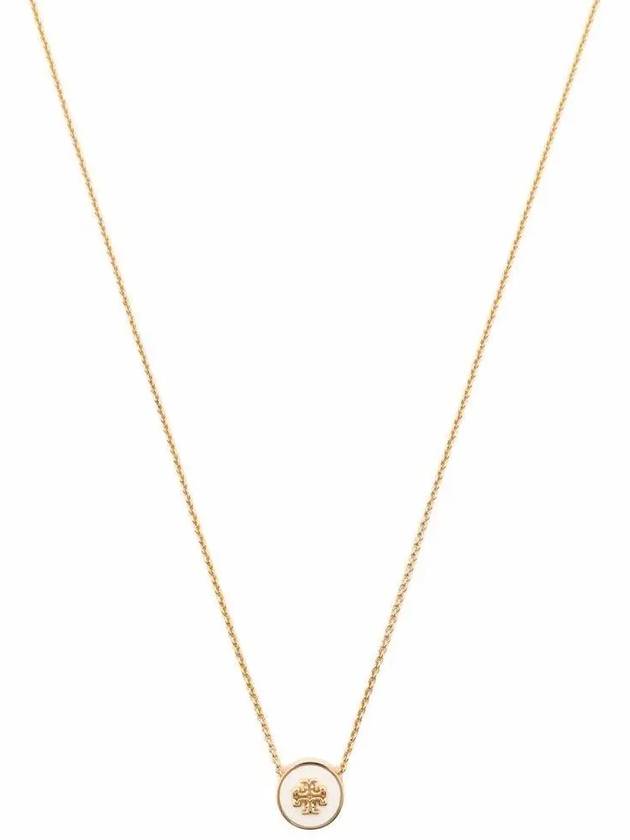 Kira Enamel Pendant Necklace Gold - TORY BURCH - BALAAN 4