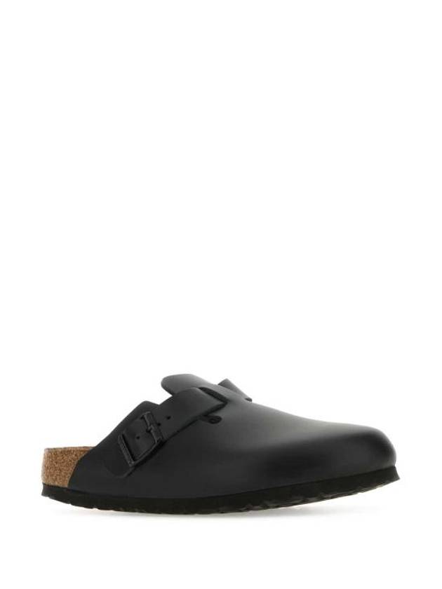 Boston Natural Leather Mule Black - BIRKENSTOCK - BALAAN 3