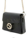 Interlocking GG chain mini cross bag 607720 black - GUCCI - BALAAN 2