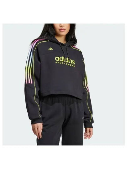 adidas HOUSE OF TIRO Stella 3S Fleece Crop Hoodie JJ3127 - ADIDAS - BALAAN 2