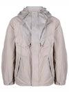 Hodded Mid-Layer Hooded Jacket Granit Grey - TEN C - BALAAN 2