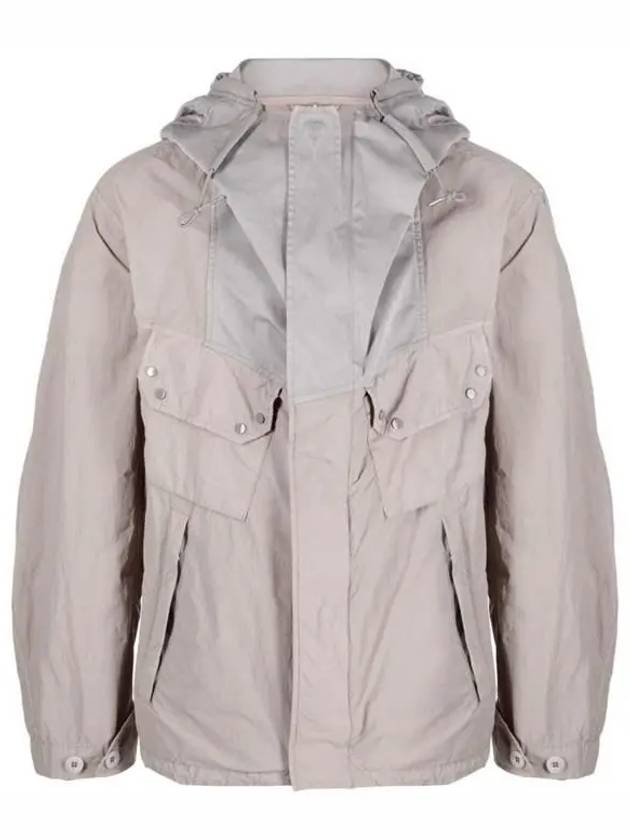 Hodded Mid-Layer Hooded Jacket Granit Grey - TEN C - BALAAN 2