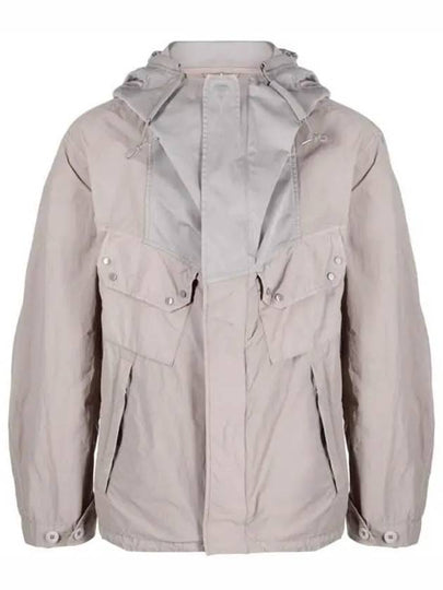 Hodded Mid-Layer Hooded Jacket Granit Grey - TEN C - BALAAN 2