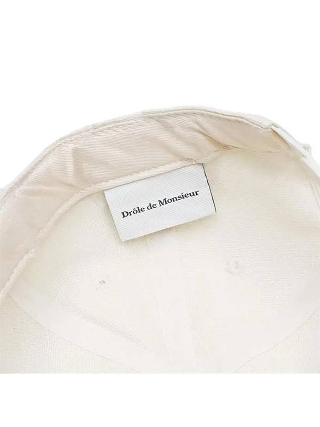 Drold Monsieur La Casquette Sports Ball Cap Cream CCP118 CO028 CM - DROLE DE MONSIEUR - BALAAN 5