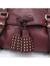 Burgundy 2 WAY bag - MULBERRY - BALAAN 3