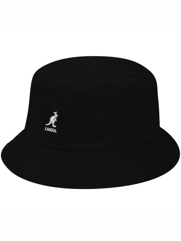 Washed Bucket Hat Black - KANGOL - BALAAN 5