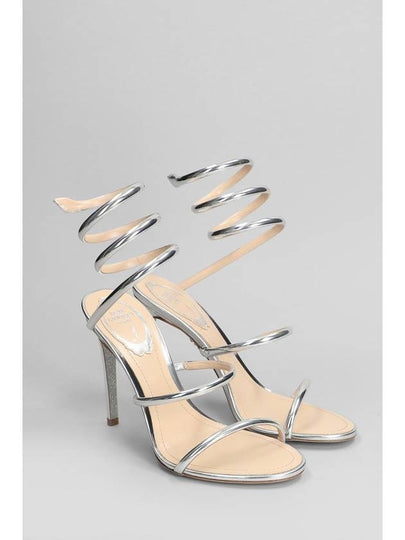 René Caovilla Cleo Metallic Sandals - RENE CAOVILLA - BALAAN 2