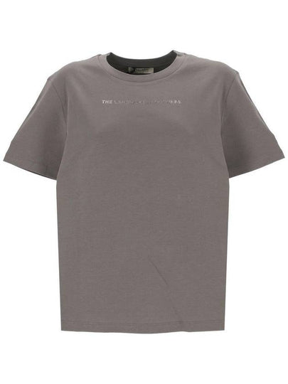 Quieto Cotton Short Sleeve T-Shirt Grey - S MAX MARA - BALAAN 2