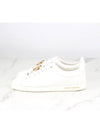 LV Circle Front Row Gold Sneakers White 36 5 - LOUIS VUITTON - BALAAN 5