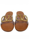 S0L42 ECG 0MU Buckle Sandals Brown - VALENTINO - BALAAN 6