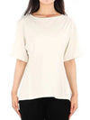 Women's Butterfly Short Sleeve T-Shirt Ivory - THEORY - BALAAN 2