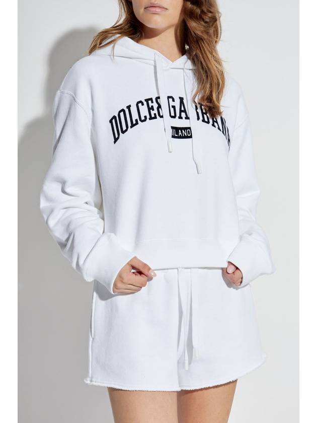 Dolce & Gabbana Hoodie, Women's, White - DOLCE&GABBANA - BALAAN 3