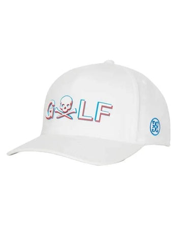 3D Skull Stretch Twill Snapback White - G/FORE - BALAAN 1