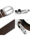 Round Buckle Cutting Business Belt Brown - MONTBLANC - BALAAN 6