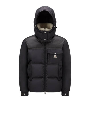 Braye short down jacket black - MONCLER - BALAAN 1