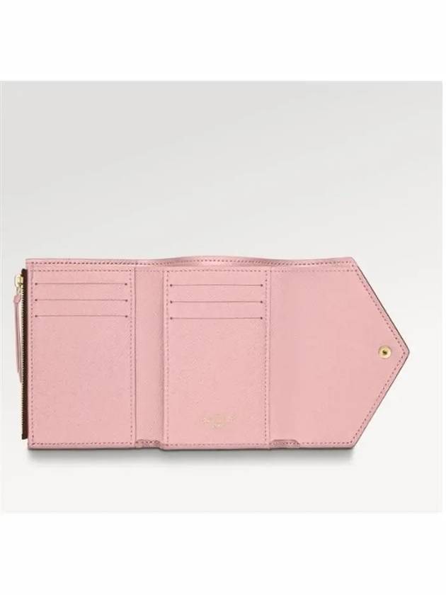 Victorine Monogram Half Wallet Rose Ballerine - LOUIS VUITTON - BALAAN 5