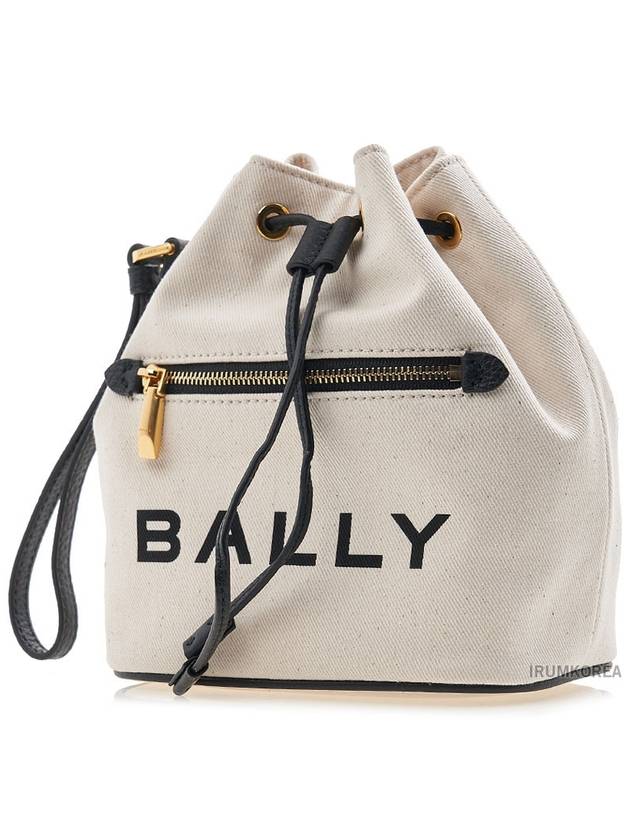 Women s logo printed mini bucket bag BAR I182O - BALLY - BALAAN 2