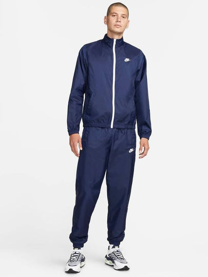 Club Lined Woven Tracksuit Navy - NIKE - BALAAN 2