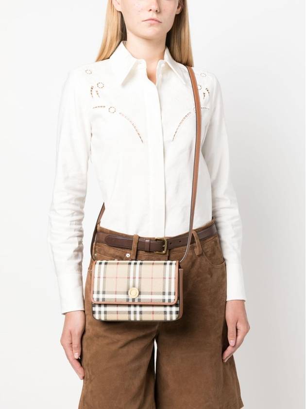 Hampshire Check Cross Bag Archive Beige - BURBERRY - BALAAN 4