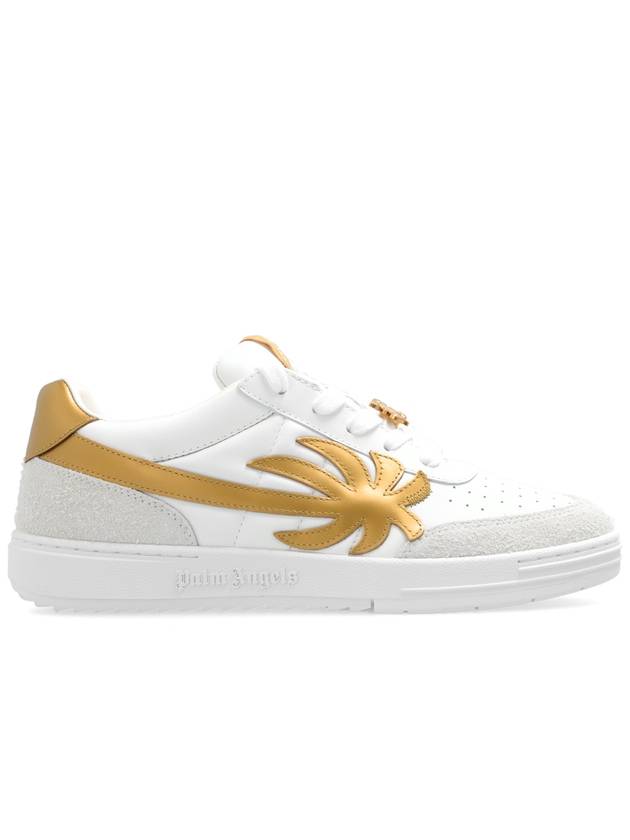 Sneakers PMIA097R24LEA0010176 BIANCO E ORO - PALM ANGELS - BALAAN 2