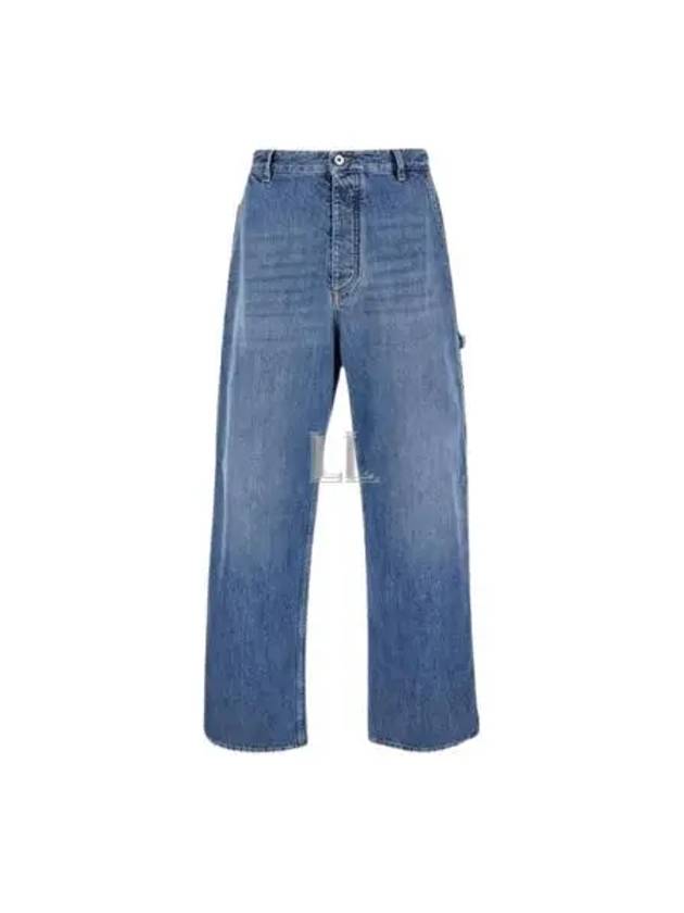 Cotton Straight Jeans Blue - BOTTEGA VENETA - BALAAN 2