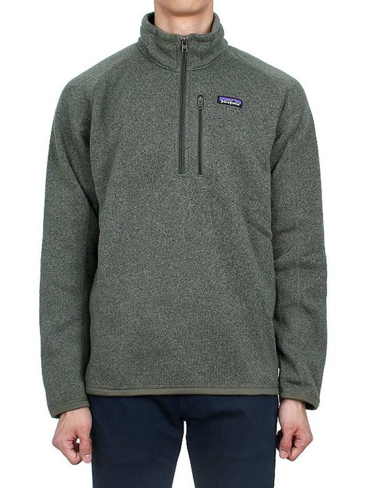 Men's Better Sweater Quater Zip Fleece Jacket Green - PATAGONIA - BALAAN 1