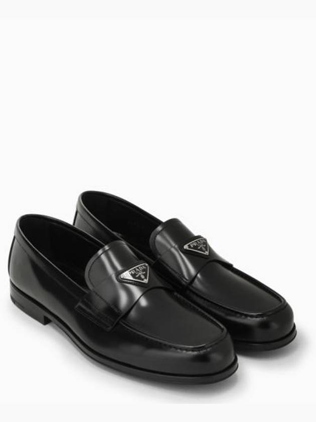 Women s Triangle Logo Loafers 2DB209X000055 Black BPG - PRADA - BALAAN 2