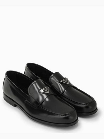 Men s Triangular Logo Loafers 2DB209X000055 Black BPG - PRADA - BALAAN 2