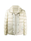 Reversible Hooded Padding Jacket Beige - TEN C - BALAAN 1