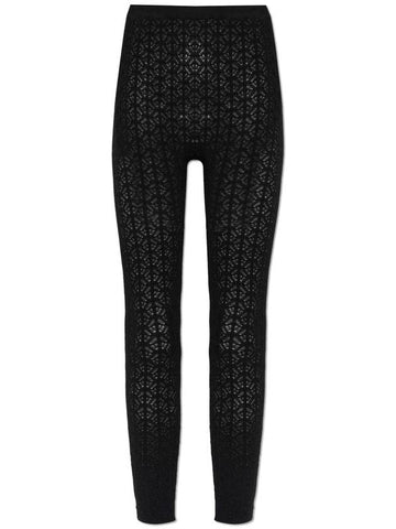 Alaïa Ribbed Trousers, Women's, Black - ALAIA - BALAAN 1