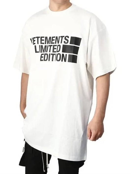 Big Logo Limited Edition Short Sleeve T-Shirt White - VETEMENTS - BALAAN 2