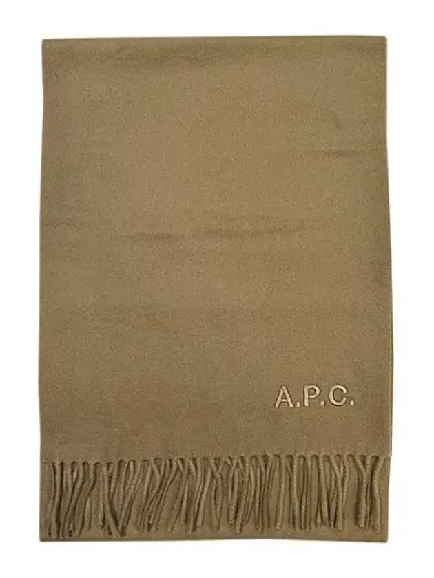 Ambroise Embroidered Muffler Camel - A.P.C. - BALAAN 2