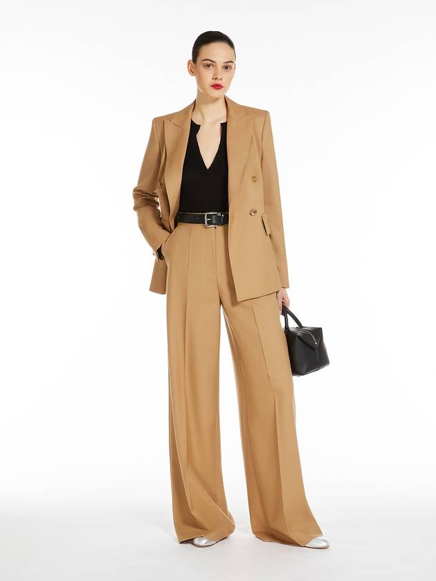 Sena Wool Wide Pants Honey - MAX MARA - BALAAN 3