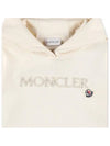 Moncler Kids 8 10 Logo Hoodie Ivory - MONCLER - BALAAN 2