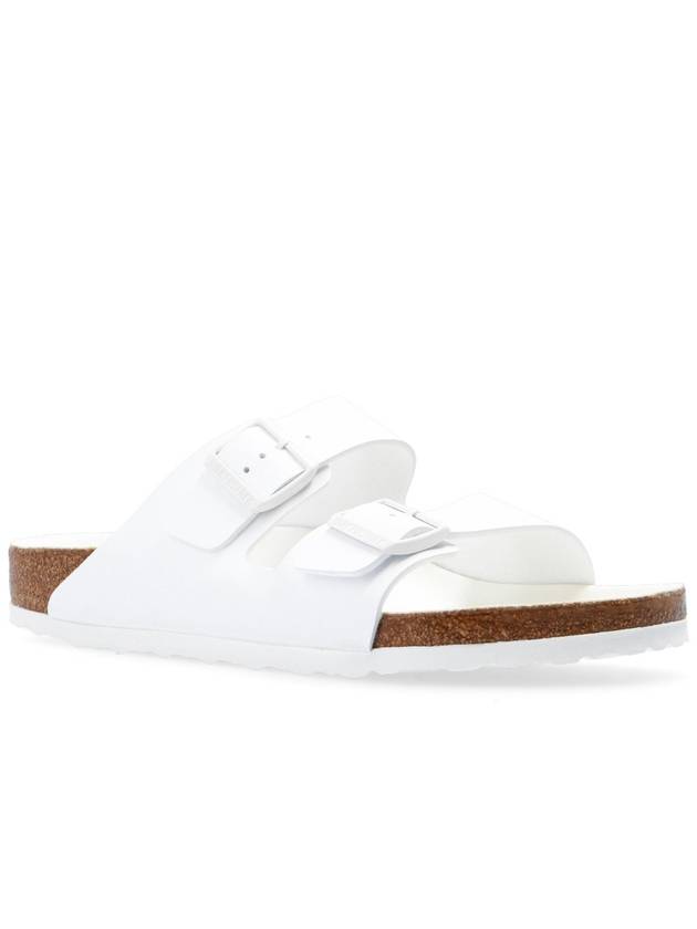 Arizona Birko-Flor Regular Fit Slippers White - BIRKENSTOCK - BALAAN 5