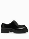 Diapason opaque brushed leather lace-up shoes - PRADA - BALAAN 2