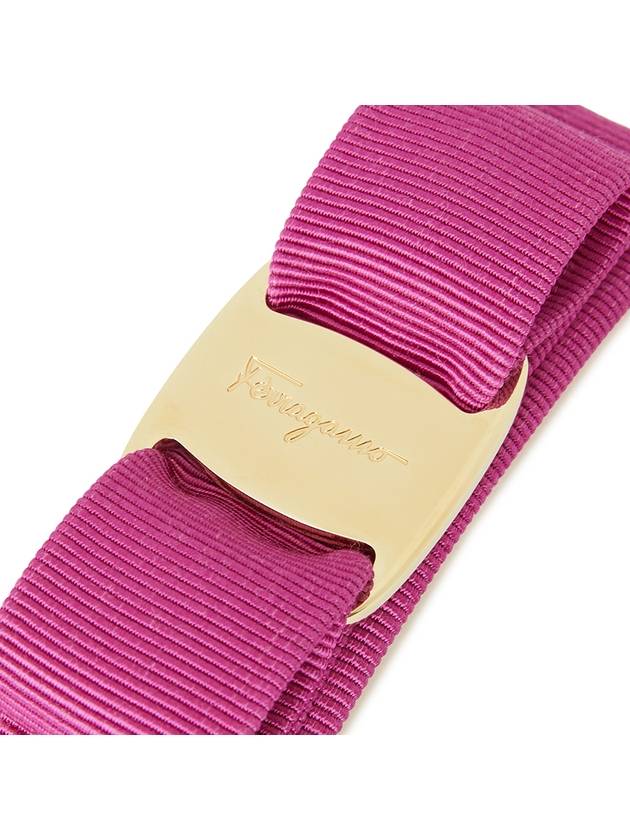 Vara Bow Hair Clip Pink - SALVATORE FERRAGAMO - BALAAN 5