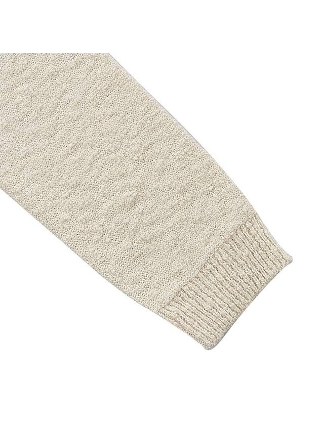 Back Stitch Crew Neck Knit Top Cream - MAISON MARGIELA - BALAAN 6