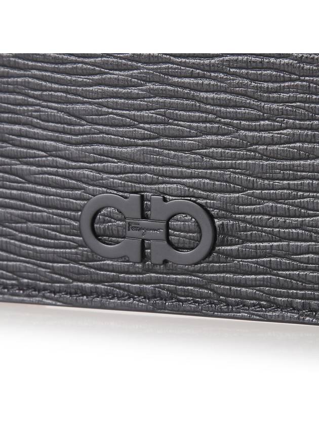 Gancini Card Wallet Black - SALVATORE FERRAGAMO - BALAAN 6