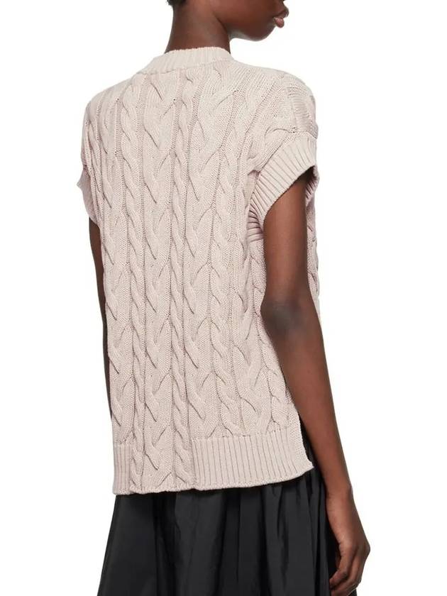 Eric Vest Knit Top Neutrals - MAX MARA - BALAAN 4