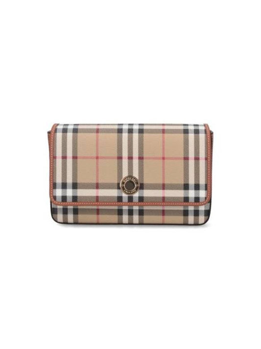 Check Cross Bag Beige - BURBERRY - BALAAN 1