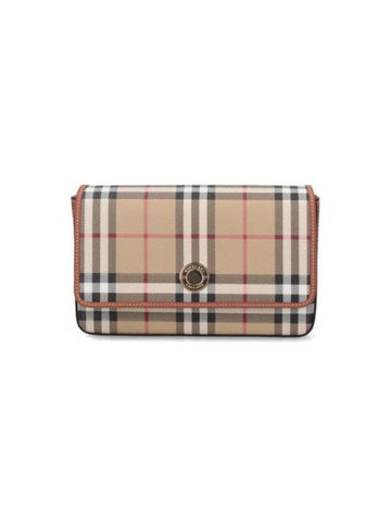 Check Cross Bag Beige - BURBERRY - BALAAN 1